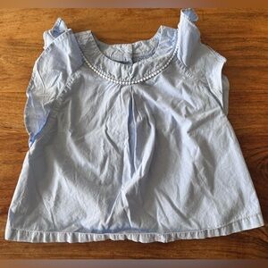 Janie and Jack Sky Blue Blouse